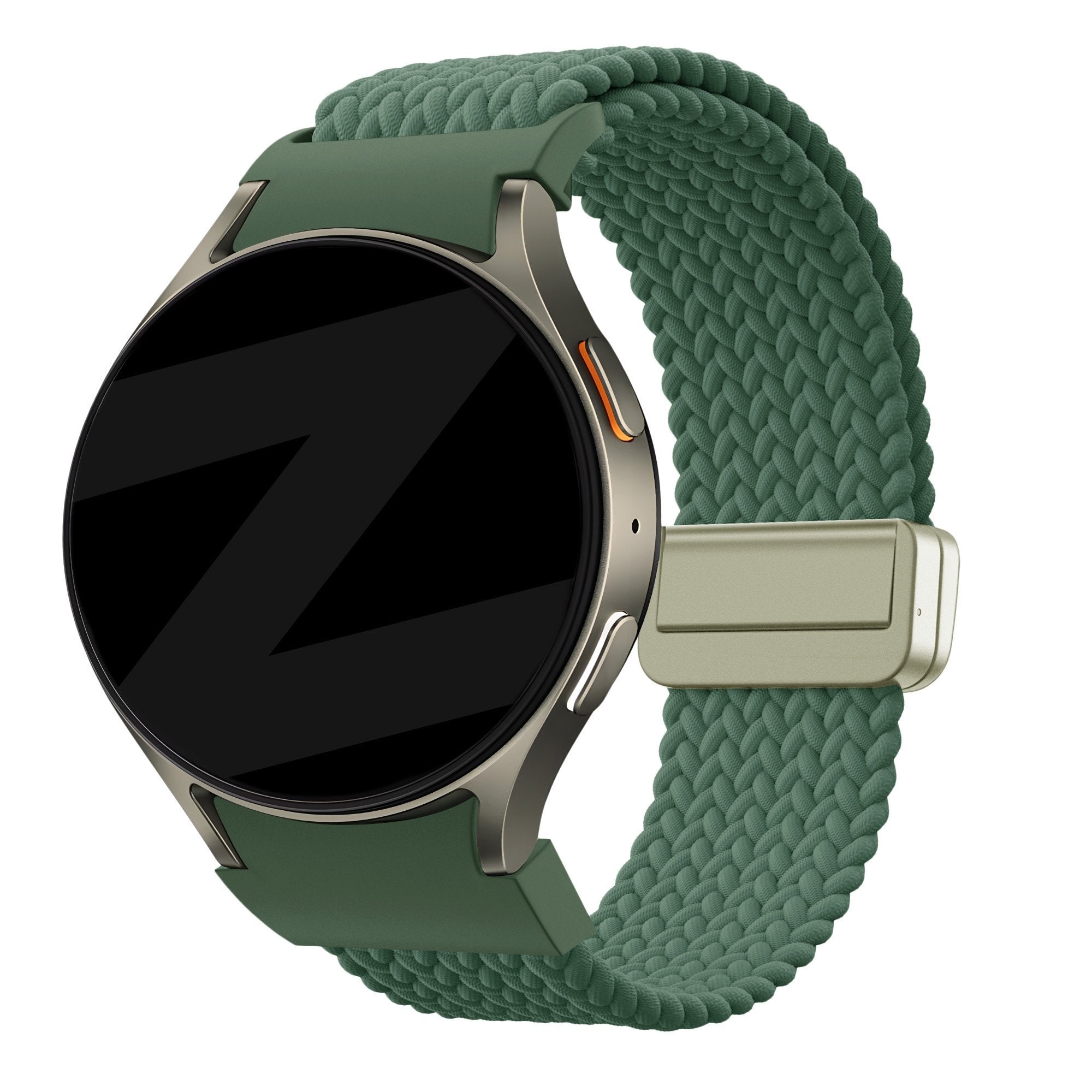 Bandz Bracelet trensé 'Easy Fit' Samsung Galaxy Watch 6 - 44mm (vert)