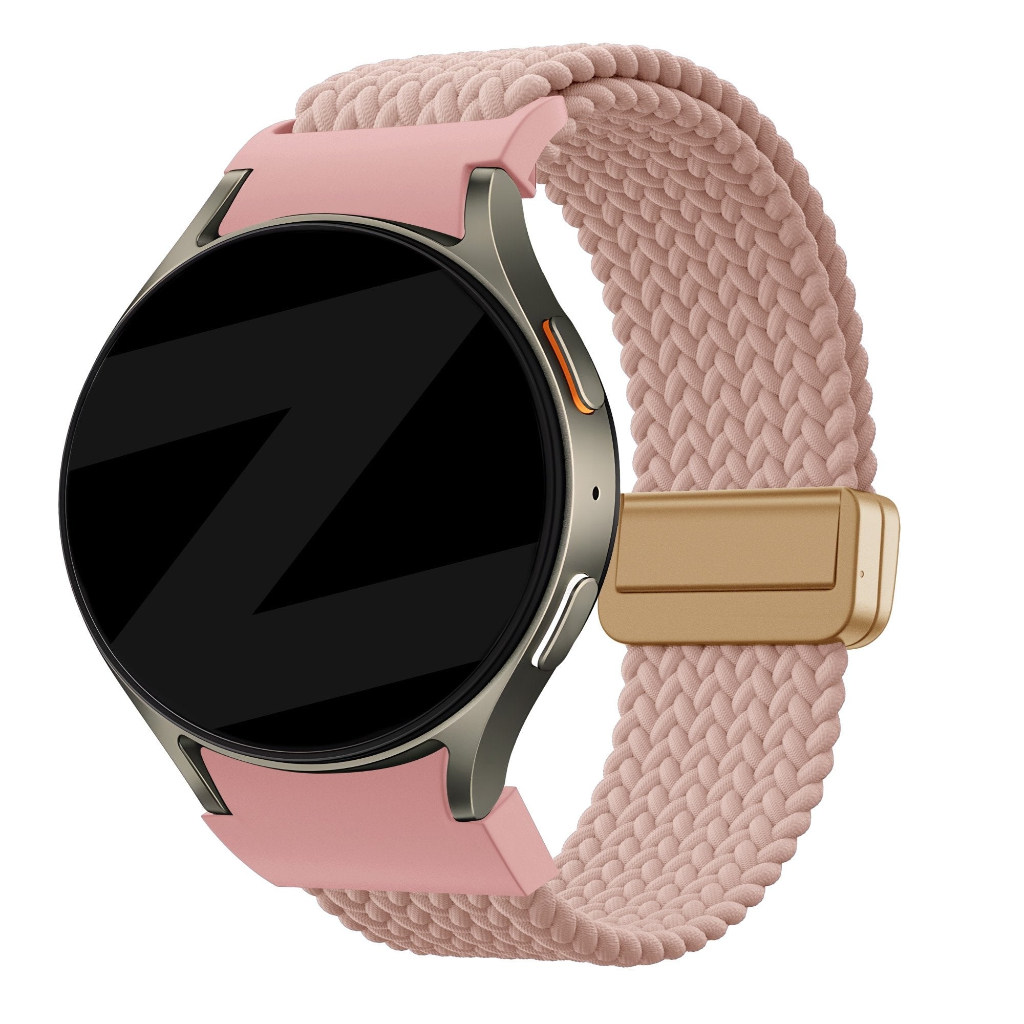 Bandz Bracelet trensé 'Easy Fit' Samsung Galaxy Watch 6 - 44mm (rose)