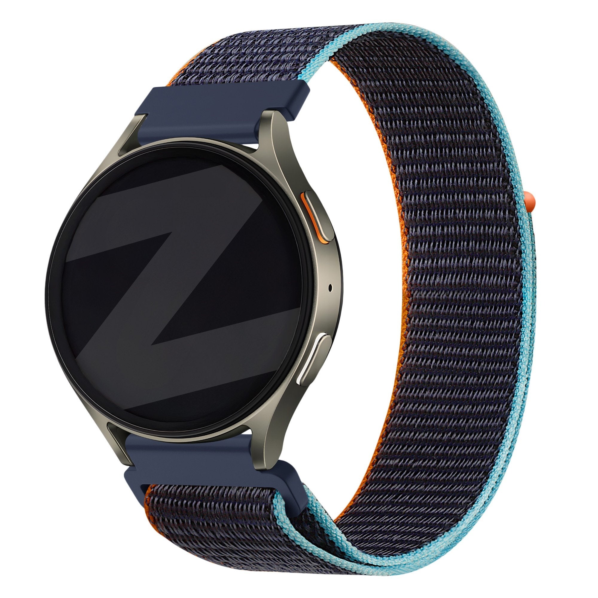 Bandz Bracelet nylon 'Easy Fit' Xiaomi Mi Watch (bleu foncé mix)