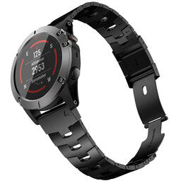 Bracelet titane Garmin Instinct 3 - 50mm (noir)