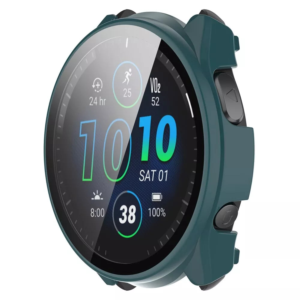Coque rigide avec verre Garmin Forerunner 965 (vert)