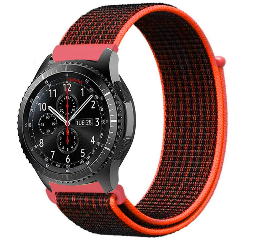Nylon Strap, on a watch, 3/4 front view