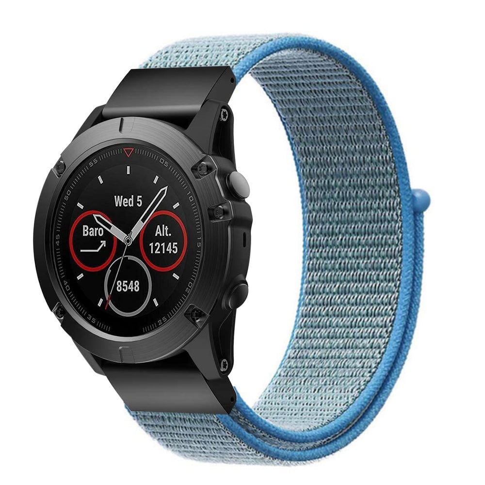 Bracelet nylon Garmin Descent Mk3(i) - 43mm (bleu clair)