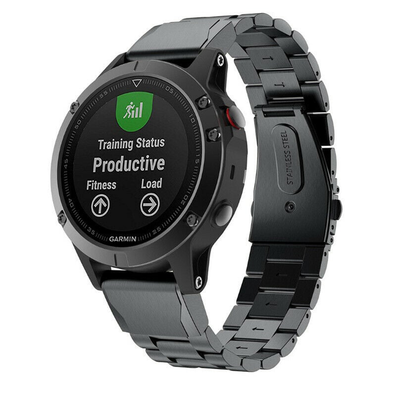 Bracelet acier Garmin Approach S70 - 47mm (noir)