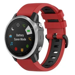 Bracelet sport á boucle Garmin Instinct E - 40mm (rouge/noir)
