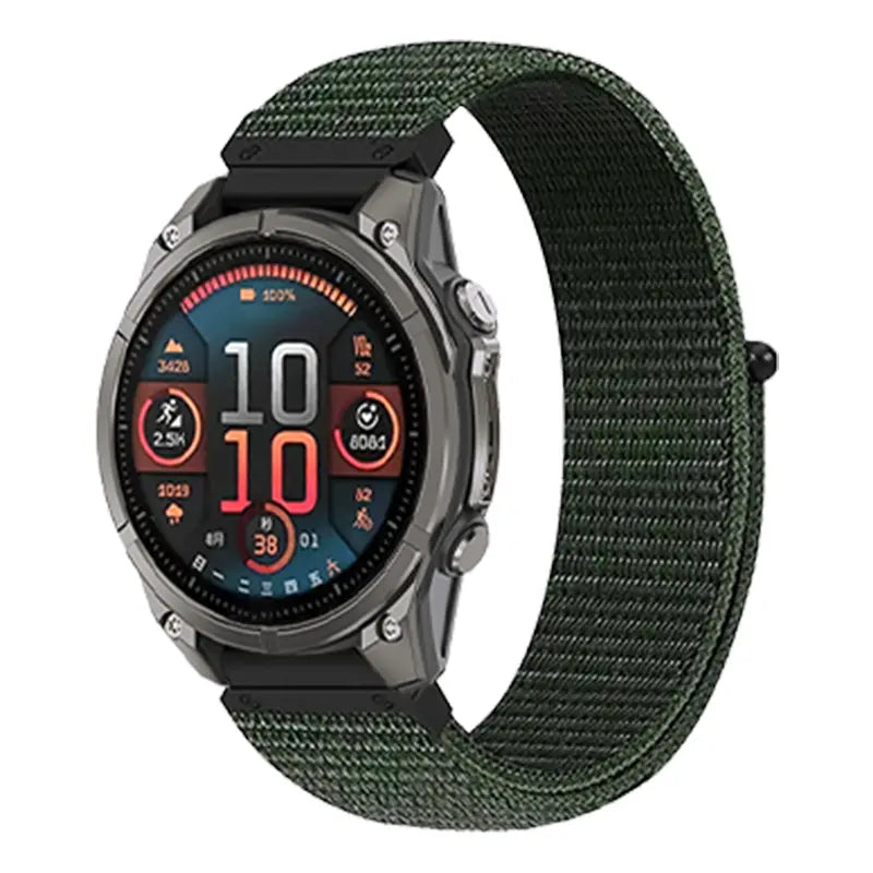 Bracelet nylon premium Garmin D2 Delta (vert)