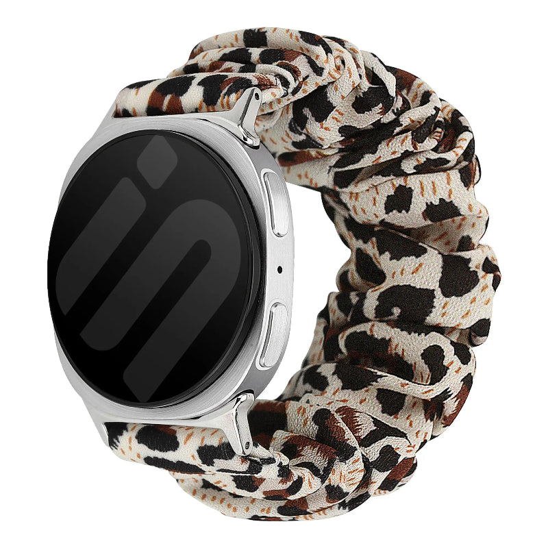 galaxy watch 8 scrunchie band leopard