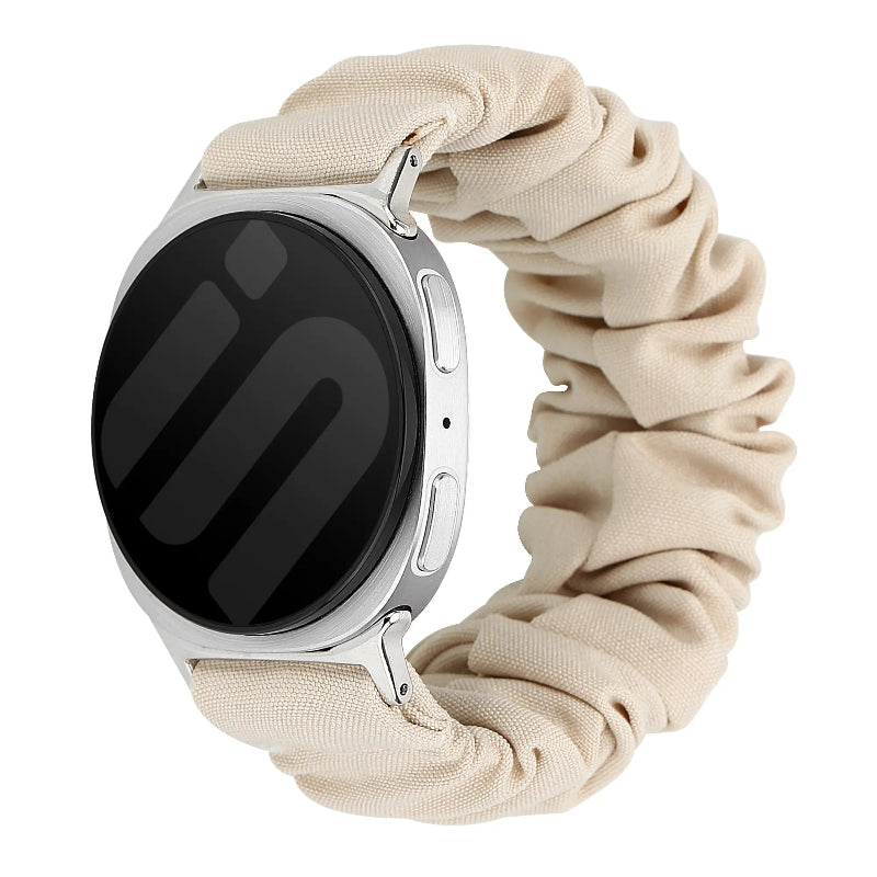 galaxy watch 8 scrunchie band starlight