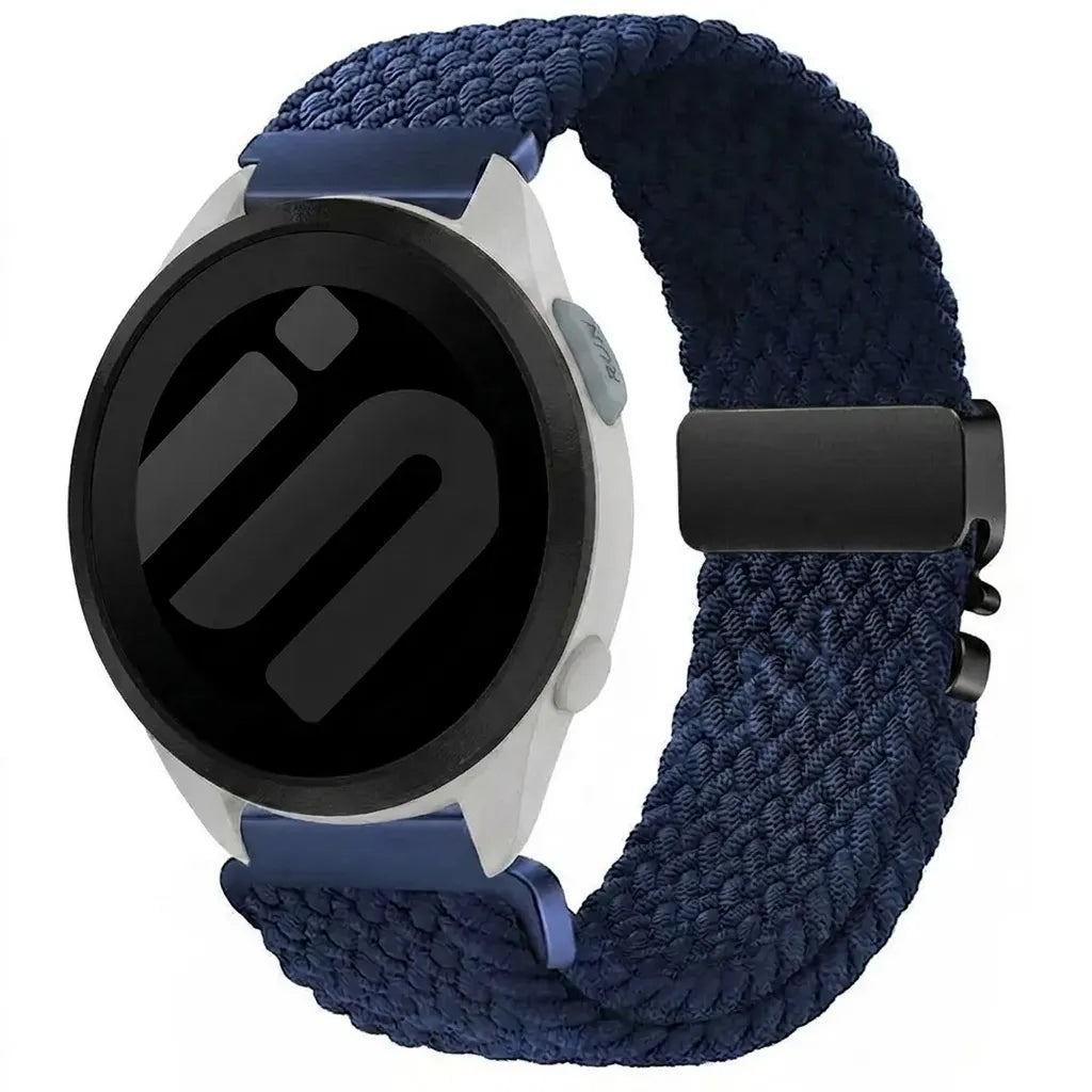 Bracelet tissé avec boucle Garmin Forerunner 165 (bleu)