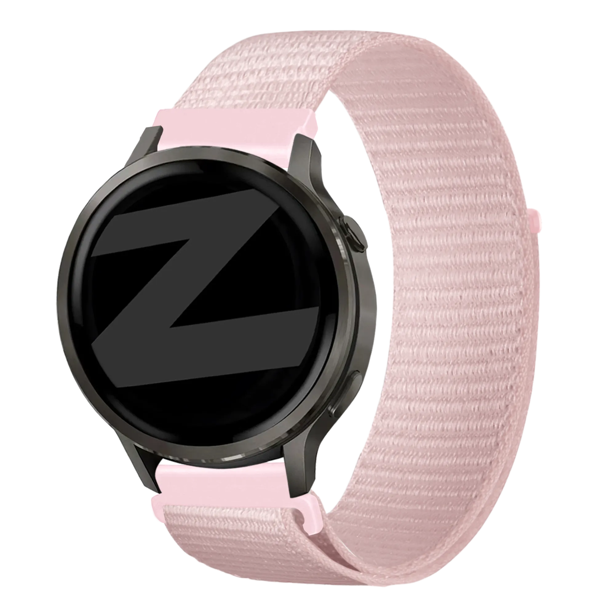 Bandz Bracelet nylon Loop Garmin Vivoactive 4s (rose clair)