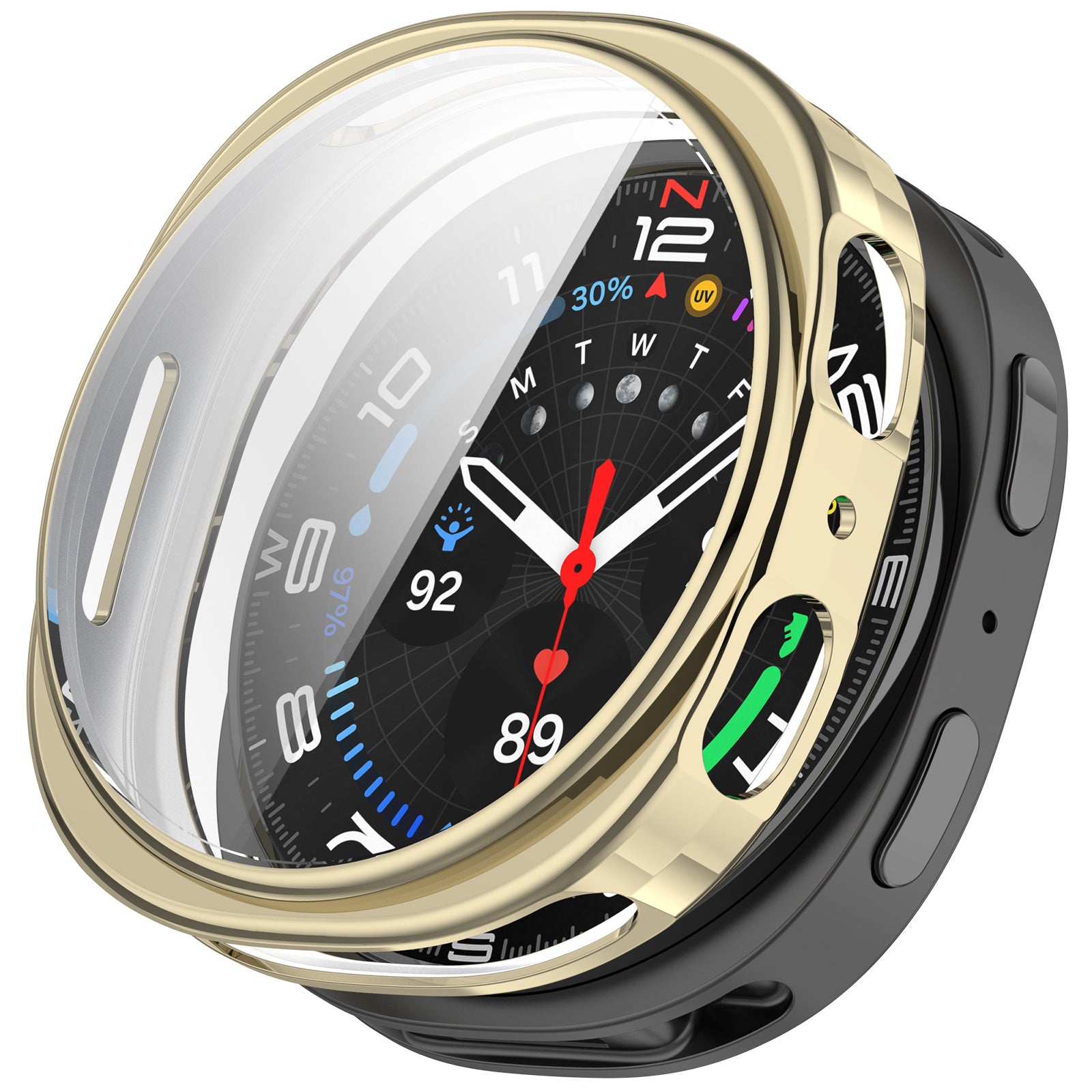 Coque TPU Samsung Galaxy Watch 8 - 40mm / 9 - 40mm (doré clair)