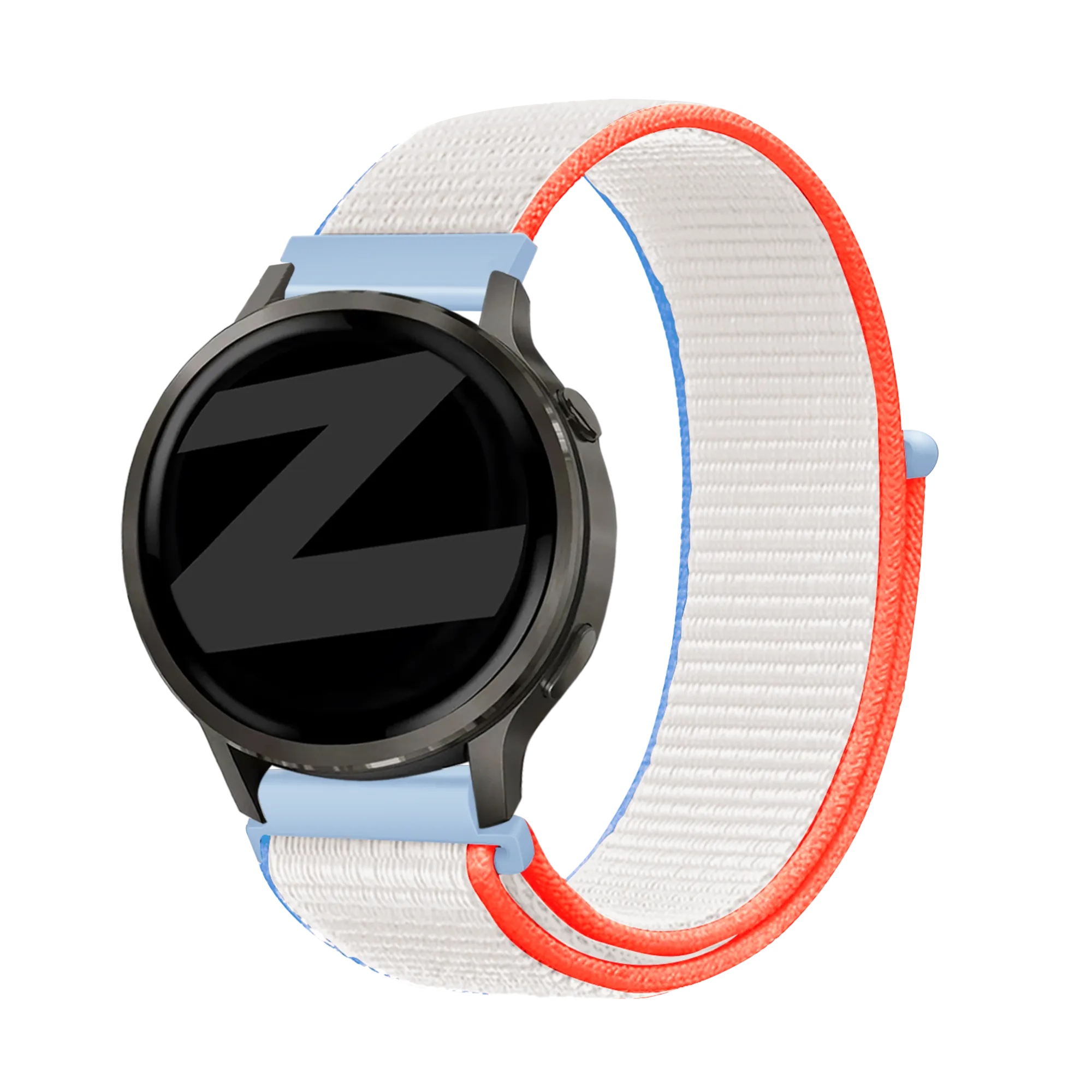 Bandz Bracelet nylon Loop Garmin Vivoactive 4s (blanc lait)