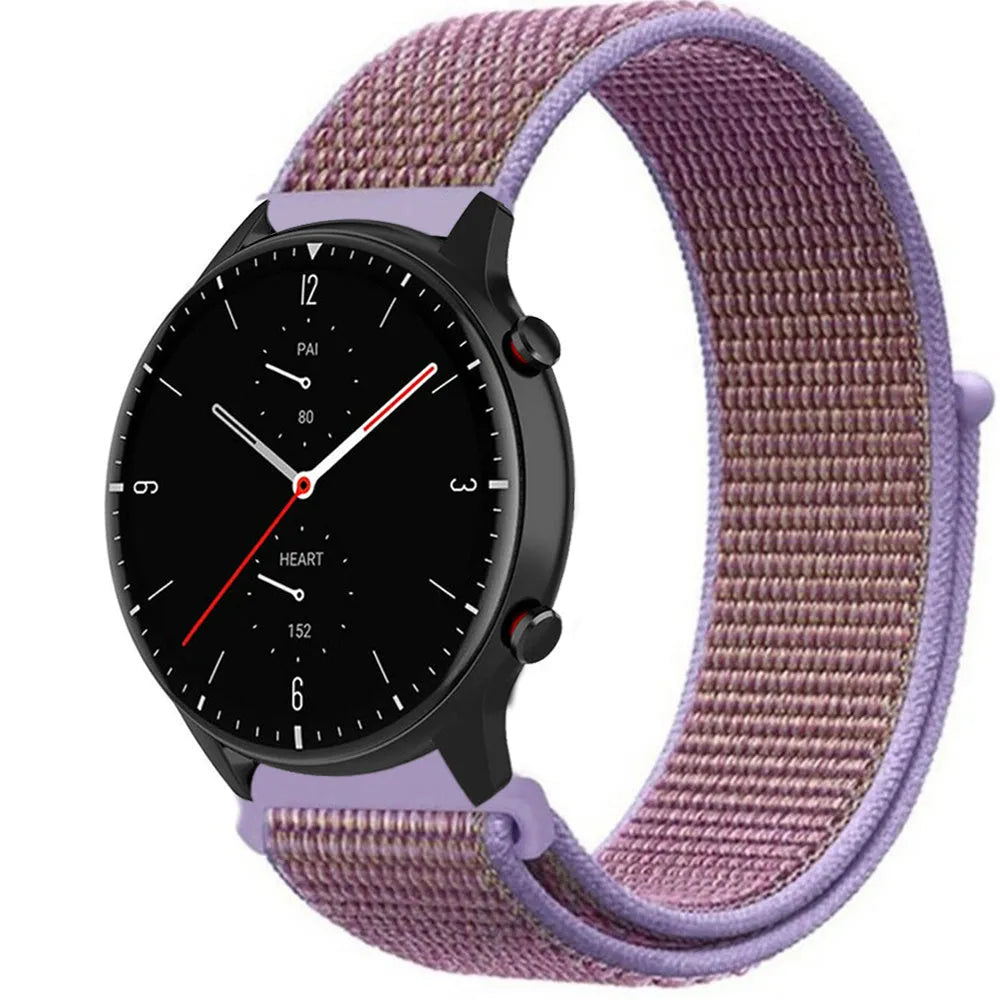Nylon Strap, on a watch, 3/4 front view