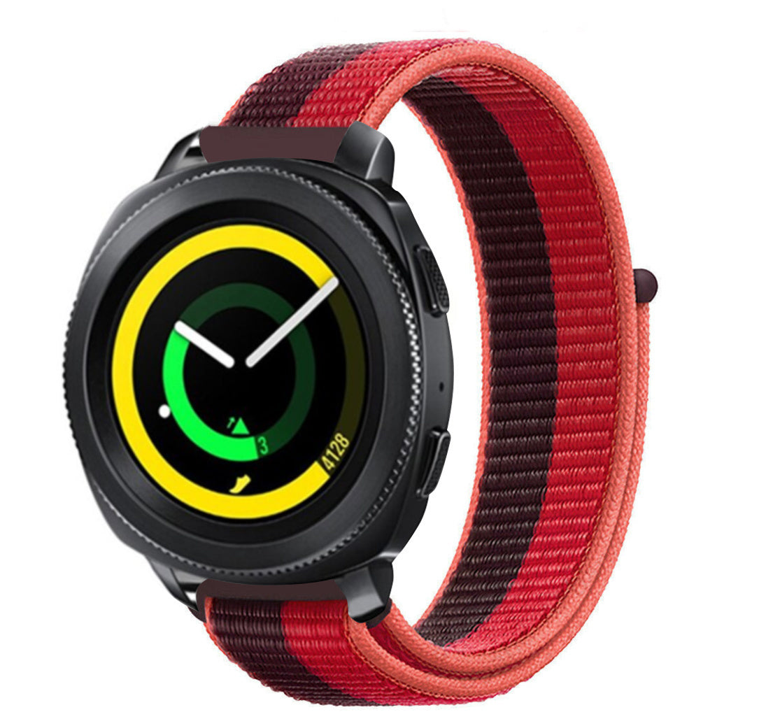 Nylon Strap, on a watch, 3/4 front view