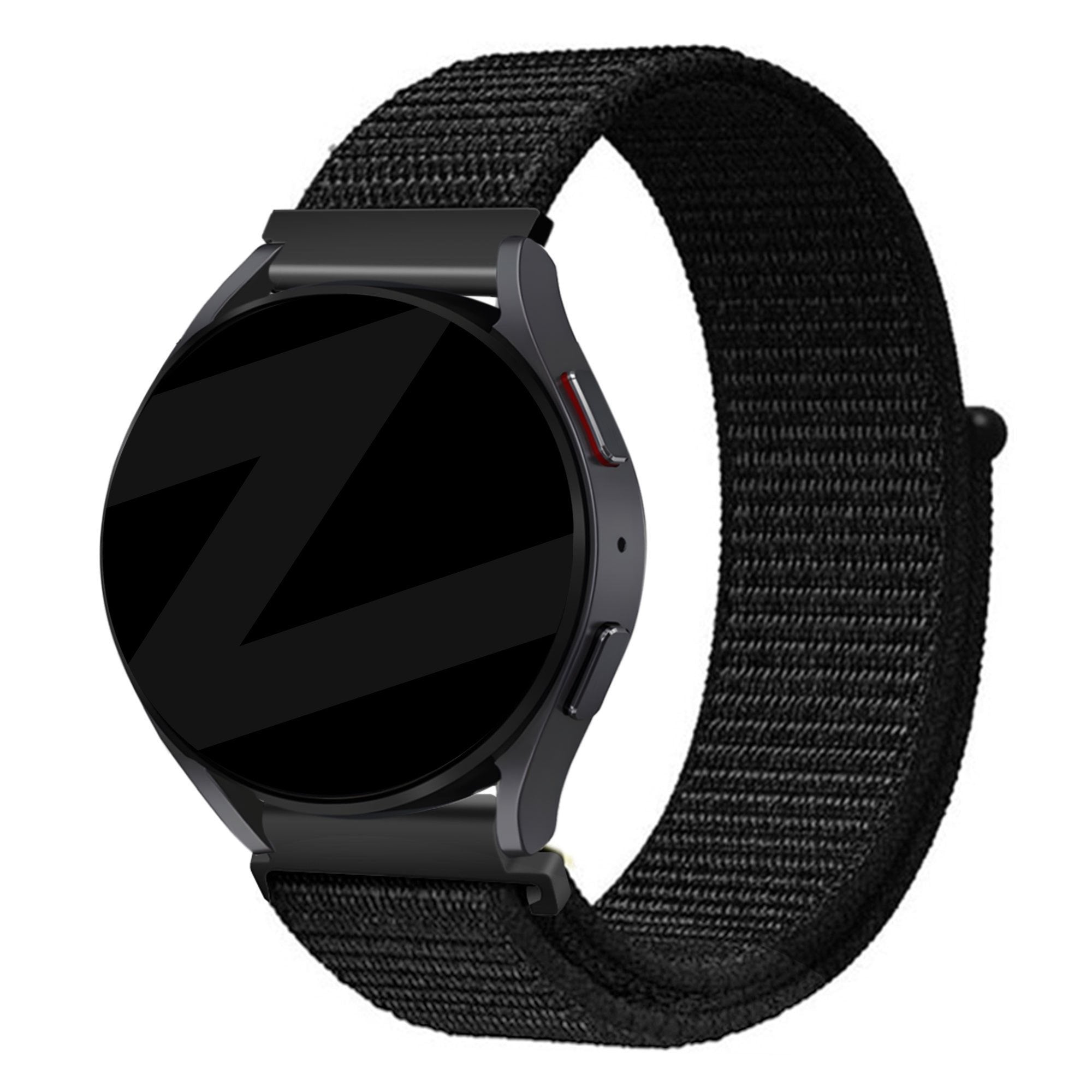 Bandz Bracelet nylon loop Huawei Watch Ultimate (noir)