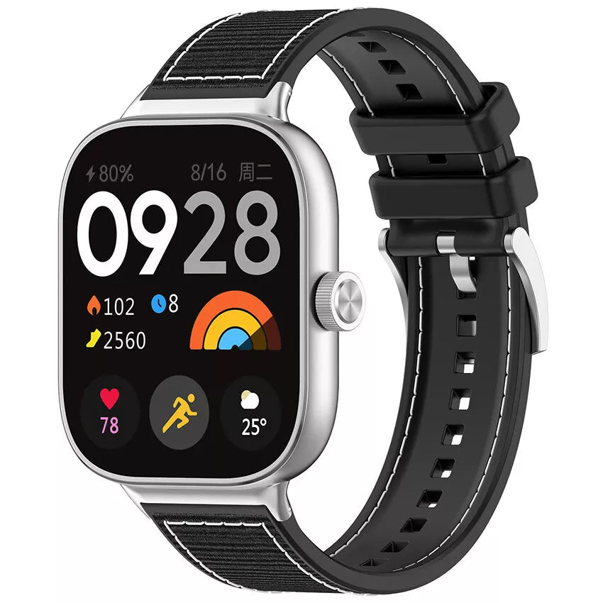 Bracelet nylon hybride Xiaomi Smart Band 9 Pro (noir)