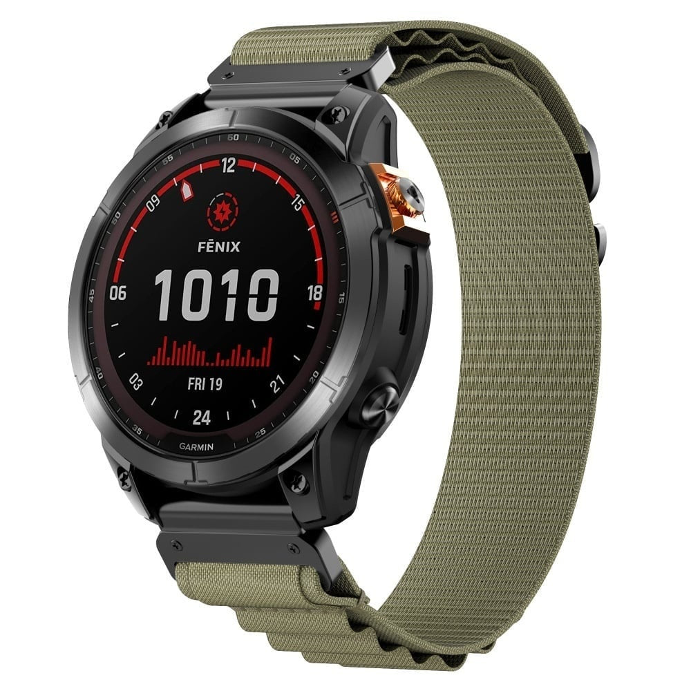 Bracelet Alpine Garmin Tactix 8 - 51mm (vert olive)