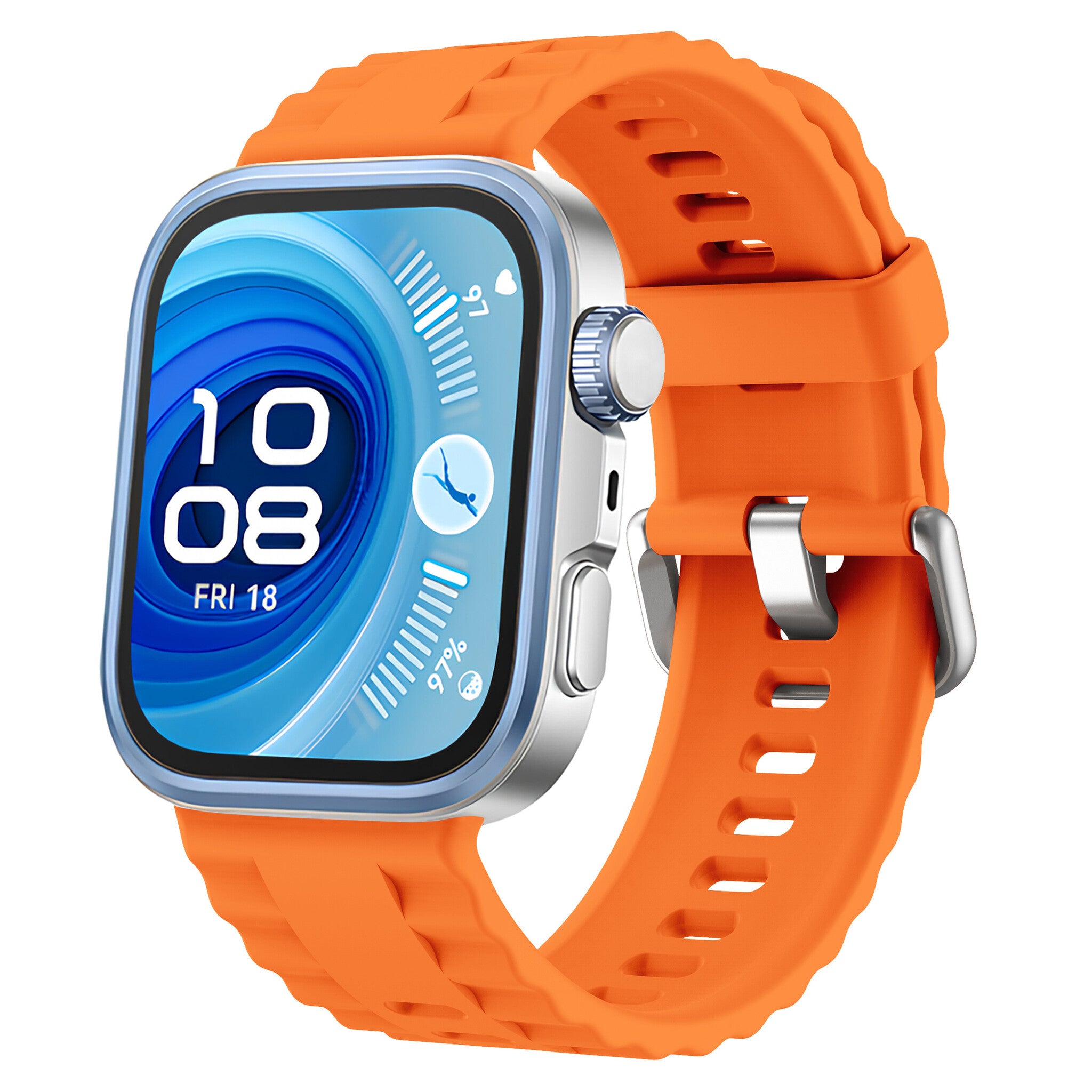 Huawei Watch 3 (Pro) Silicone Strap 'Classic' (Orange)