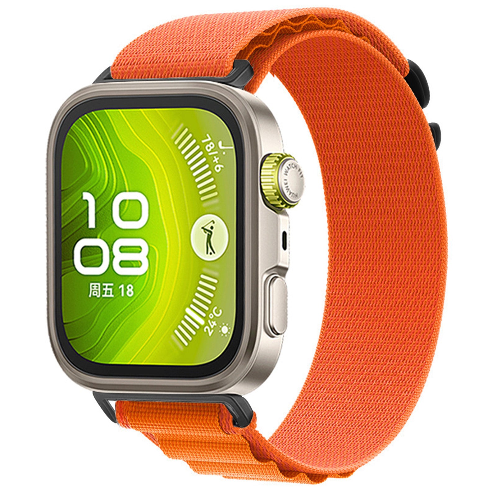 Bracelet Alpine nylon Huawei Watch Fit 5 (orange)