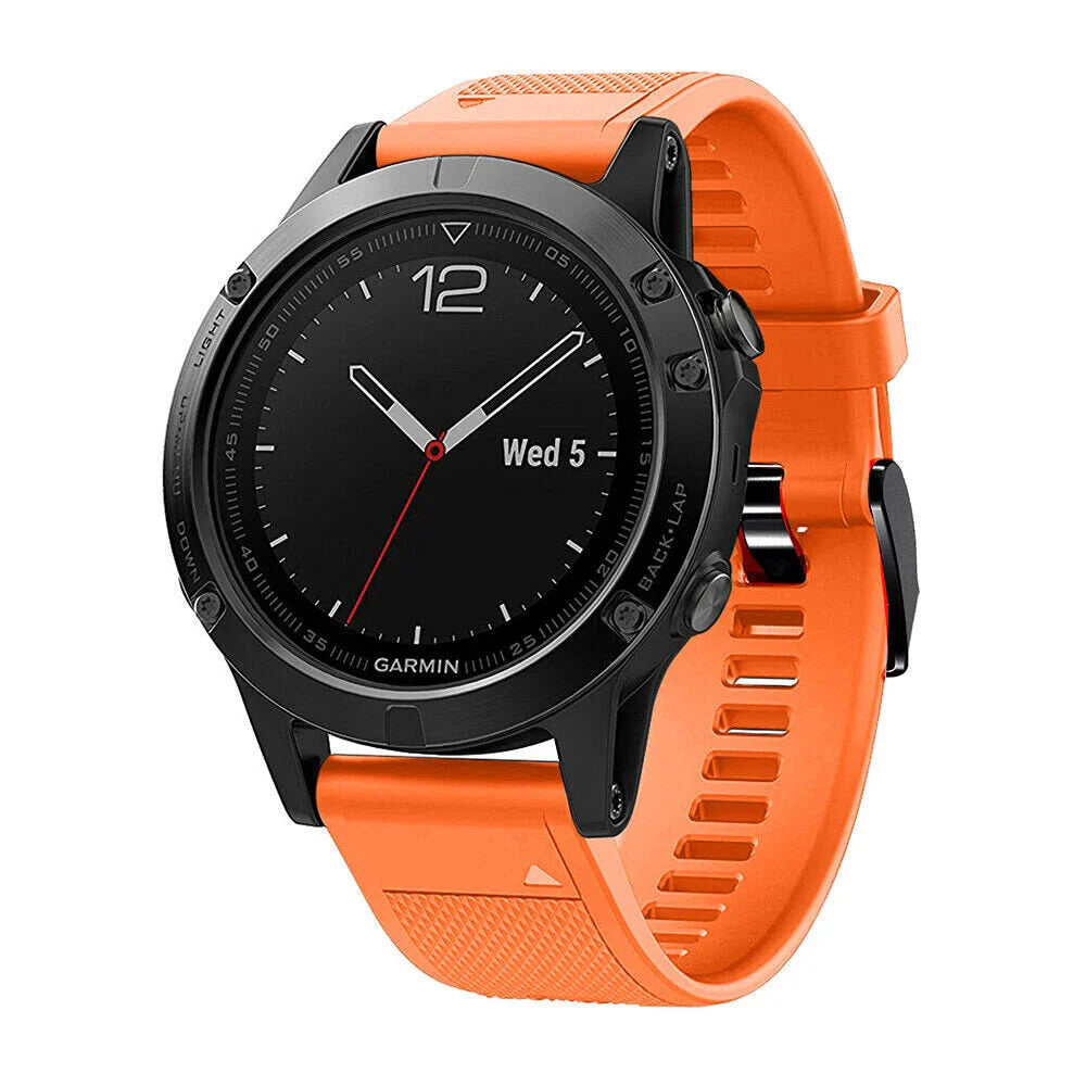 Garmin Forerunner 970 Silicone Strap (Orange)