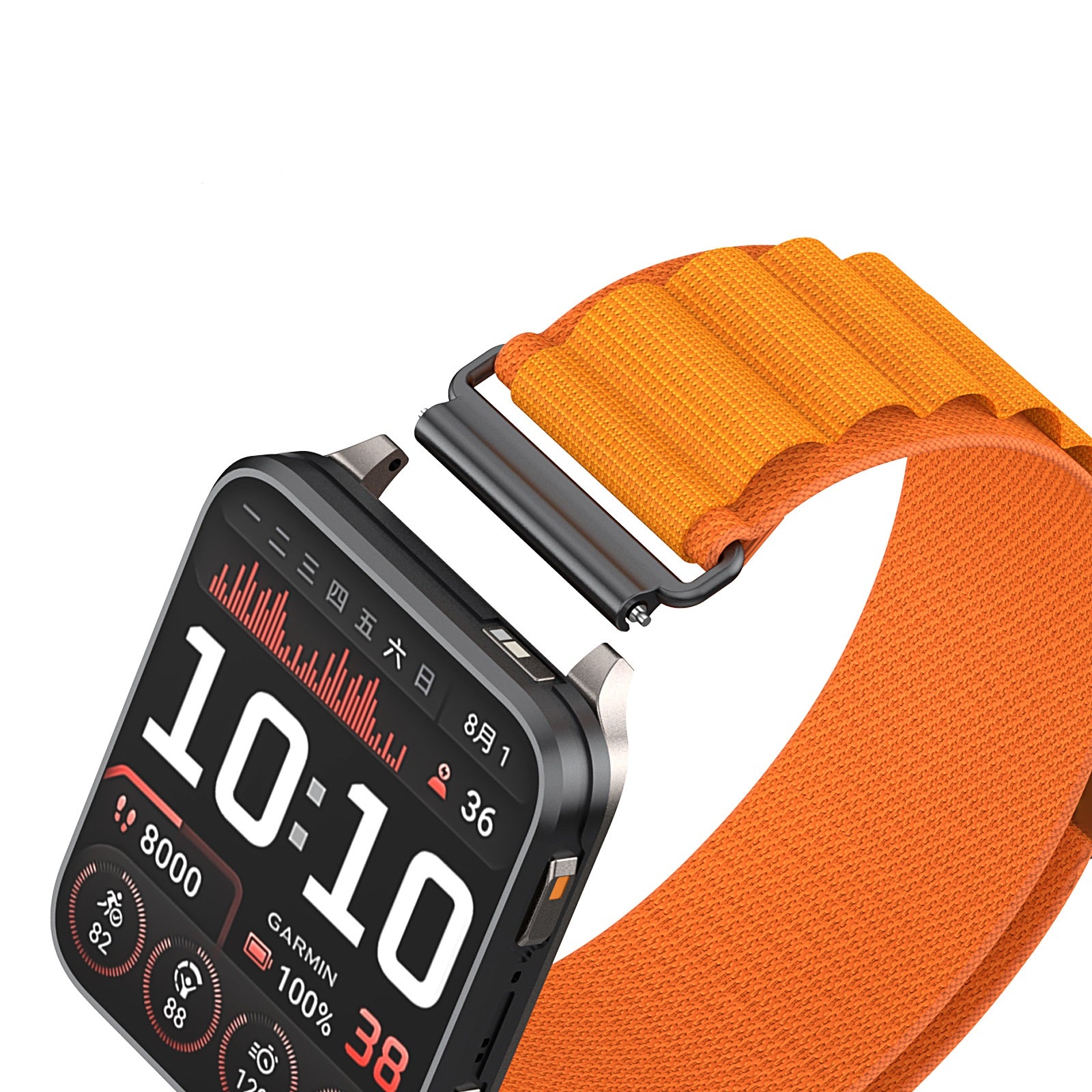 Bracelet nylon Alpine universel 24mm (orange)