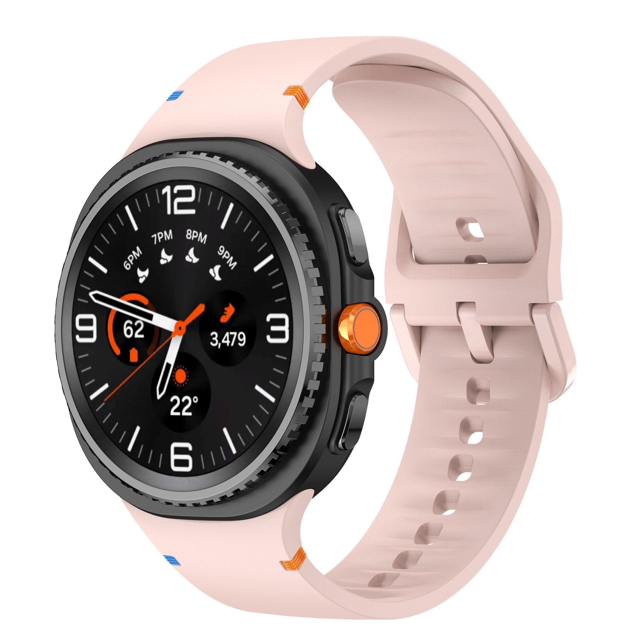 Samsung Galaxy Watch 9 - 40mm Silicone Strap (Pink)