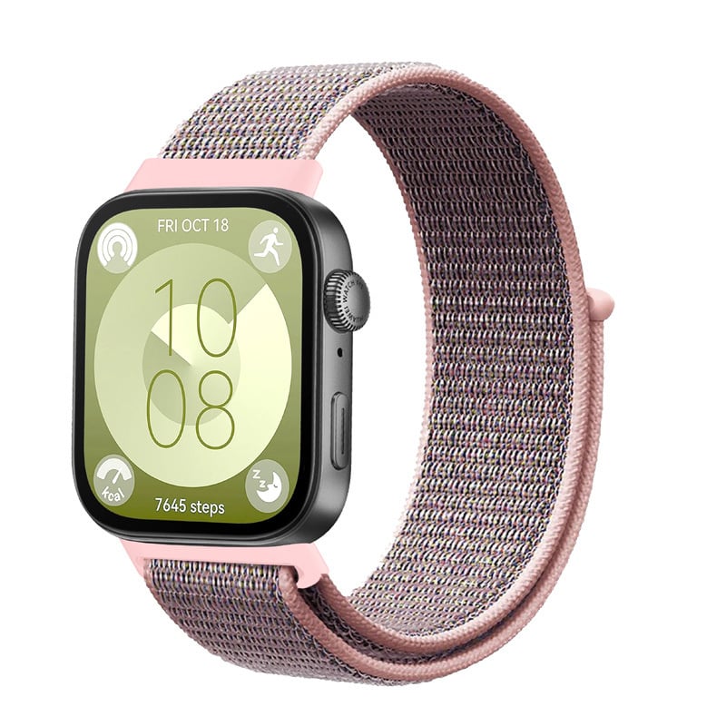 Bracelet nylon Huawei Watch Fit 3 (rose sable)