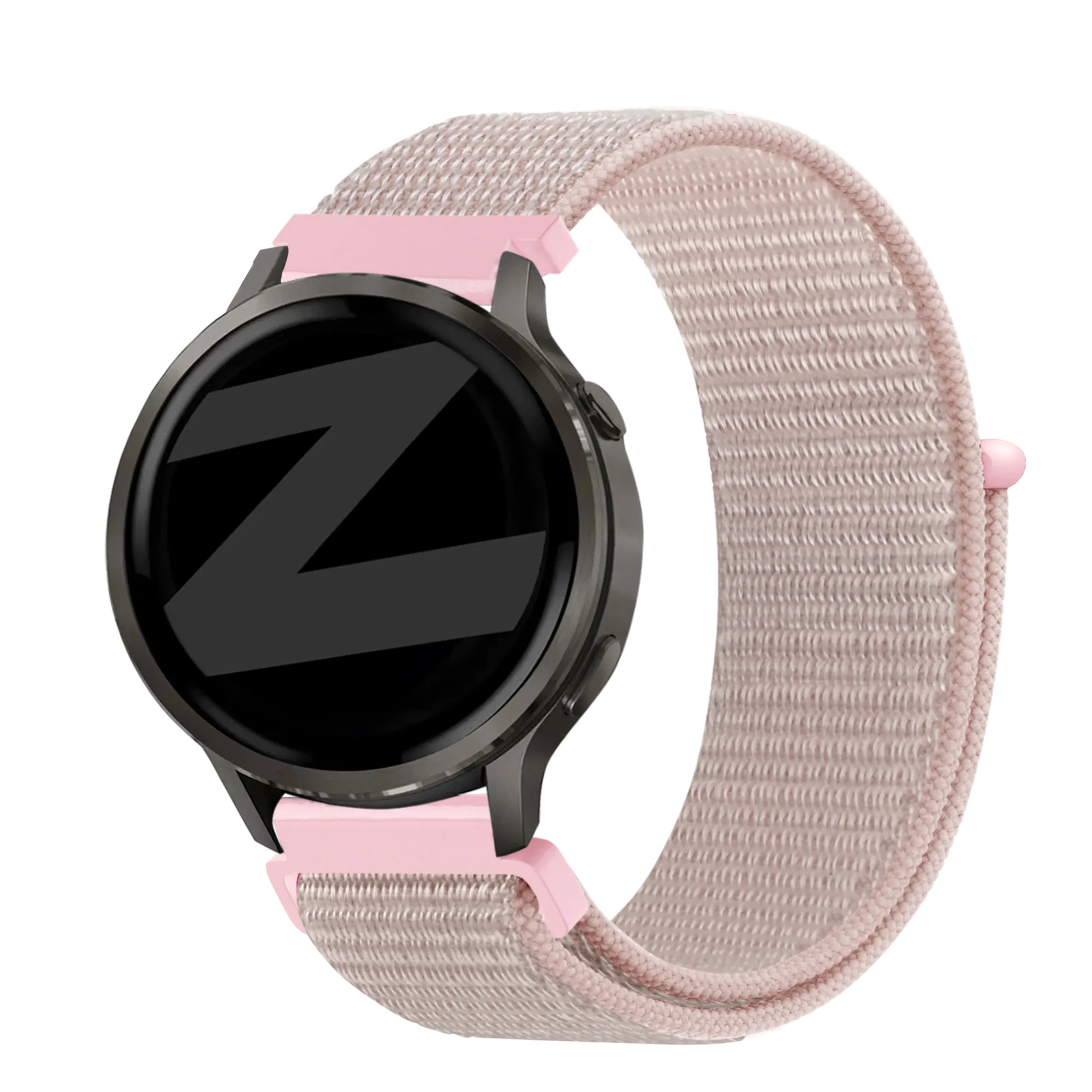 Bandz Bracelet nylon Loop Garmin Vivoactive 4s (rose or)