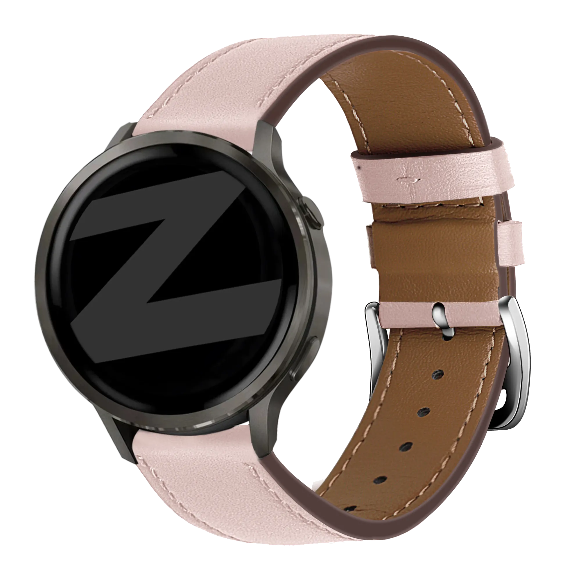 Bandz Garmin D2 Air X10 Leather Strap 'Deluxe' (Pink)