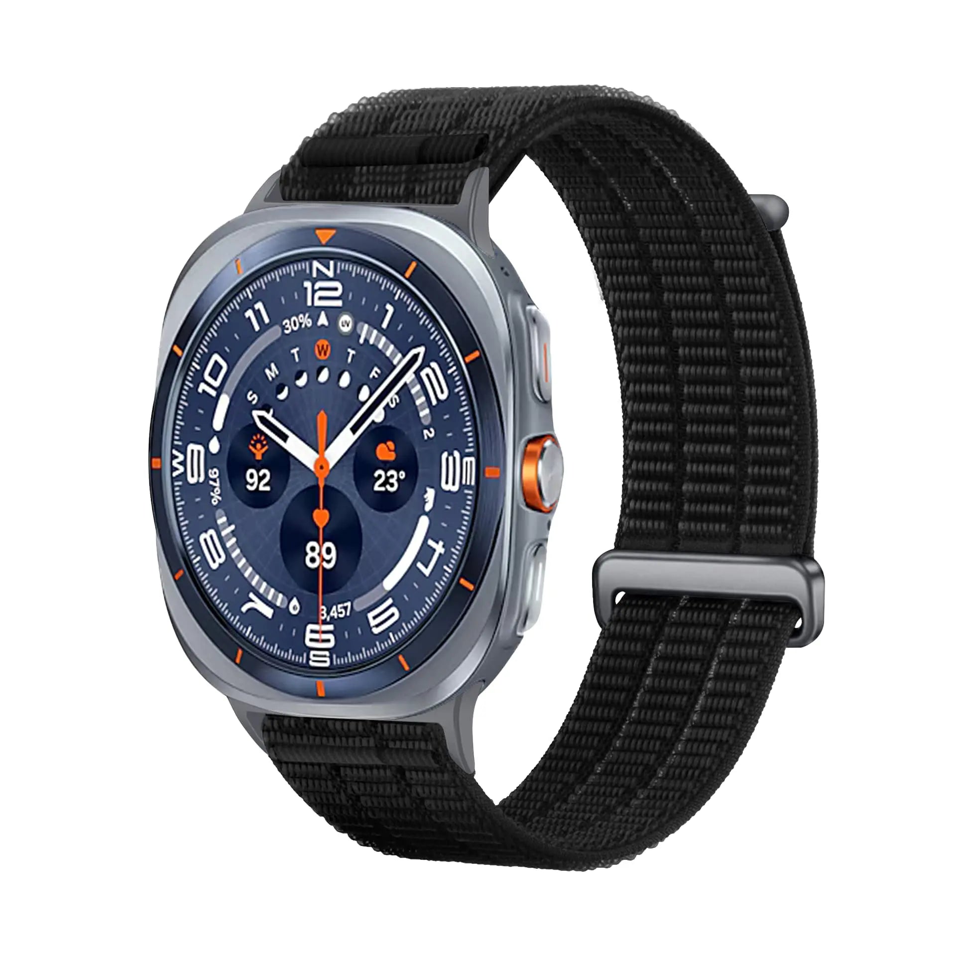 Bracelet nylon air Samsung Galaxy Watch Ultra 2 (noir)