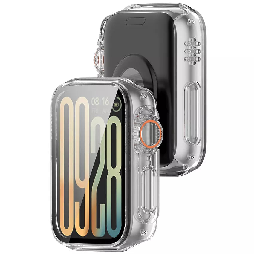 Coque rigide Xiaomi Smart Band 9 Pro avec verre (transparent)