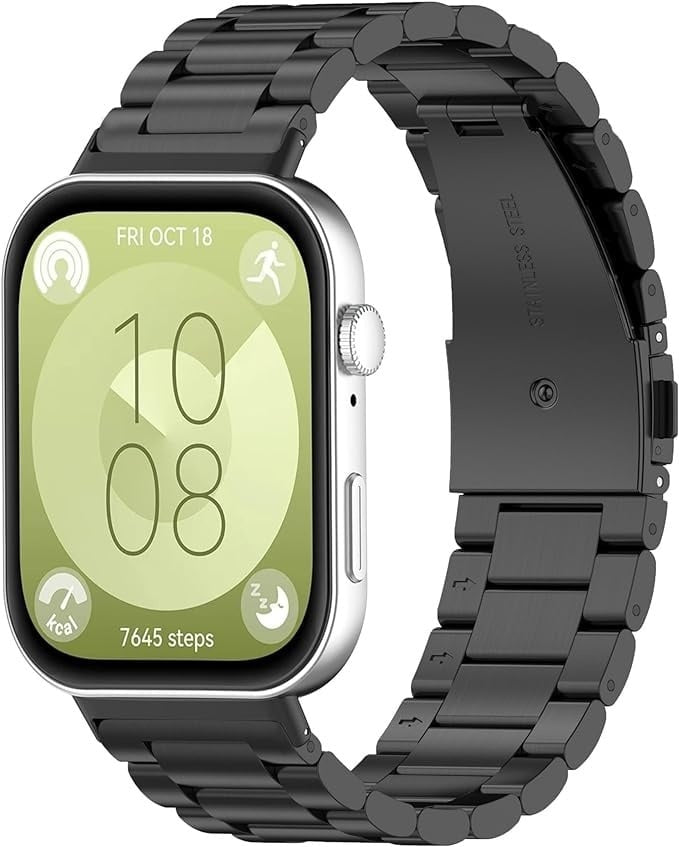 Bracelet acier Huawei Watch Fit 5 Pro (noir)