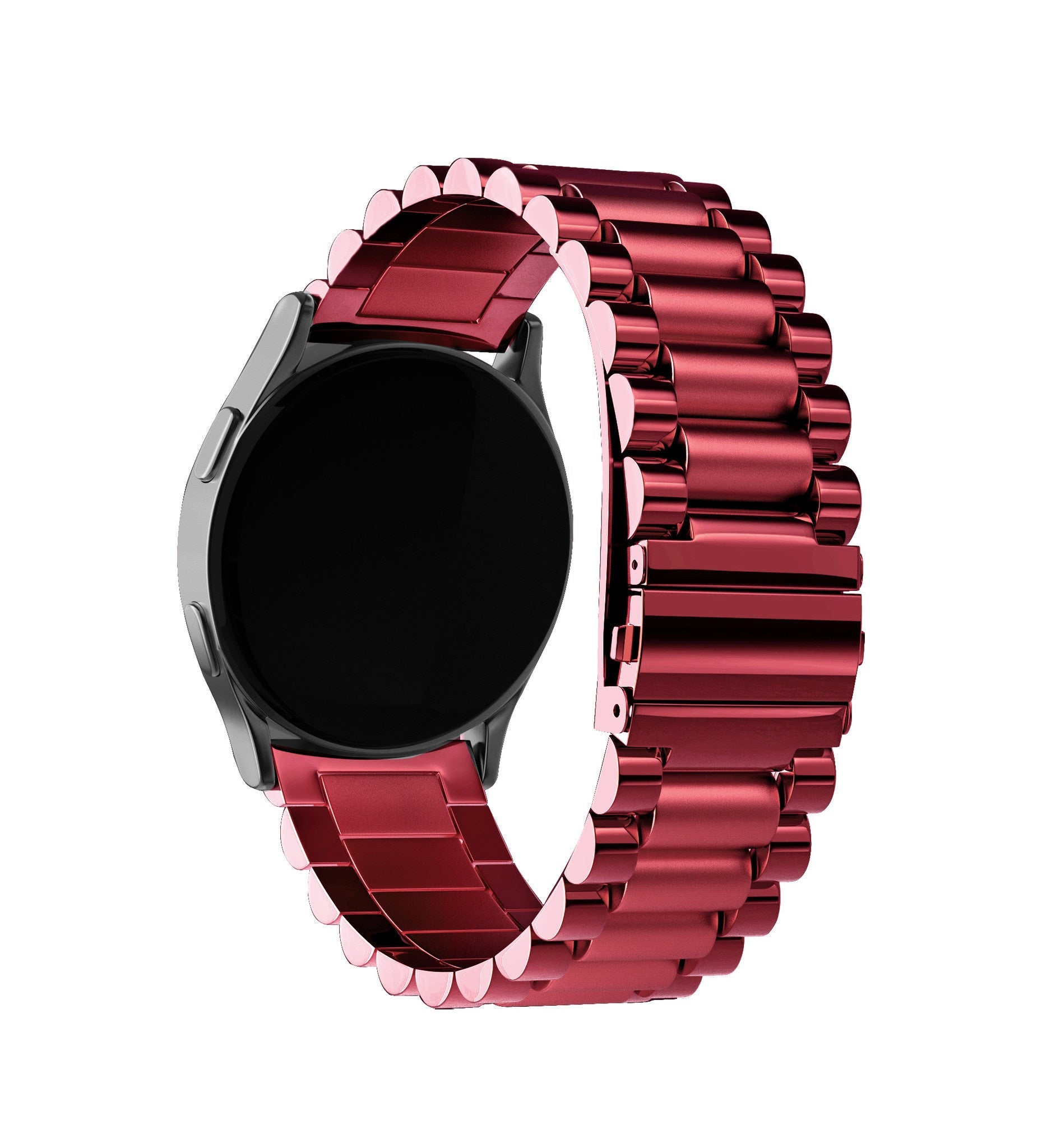 Bracelet acier Xiaomi Watch 2 Pro (bordeaux)