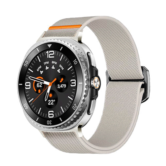 Bracelet élastique Samsung Galaxy Watch 9 - 40mm (lumière stellaire)