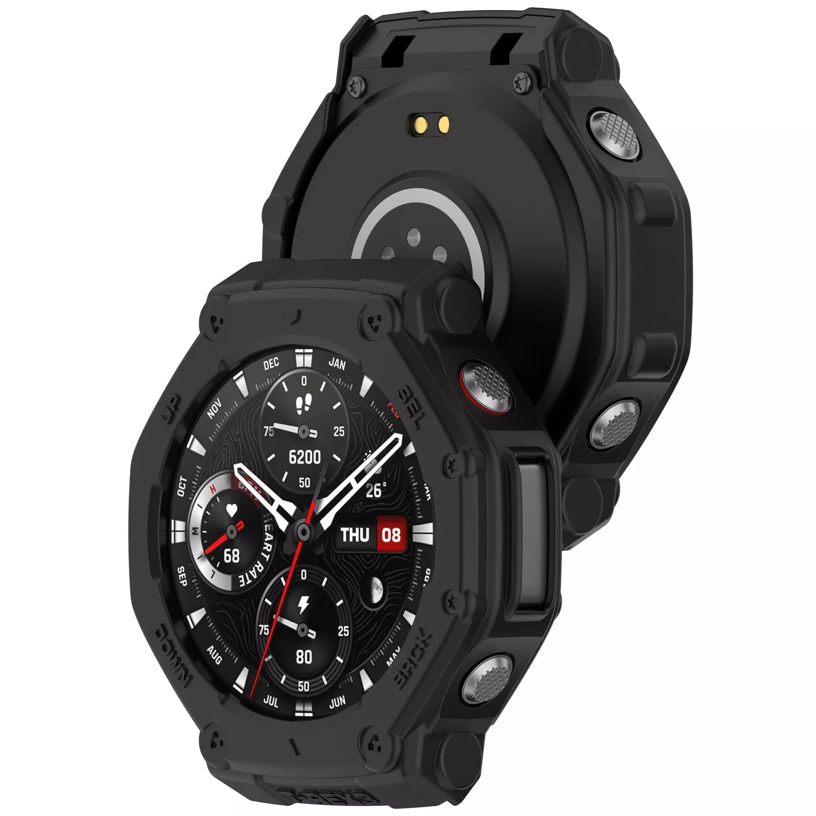 Coque résistant de TPU Amazfit T-Rex 3 (noir)