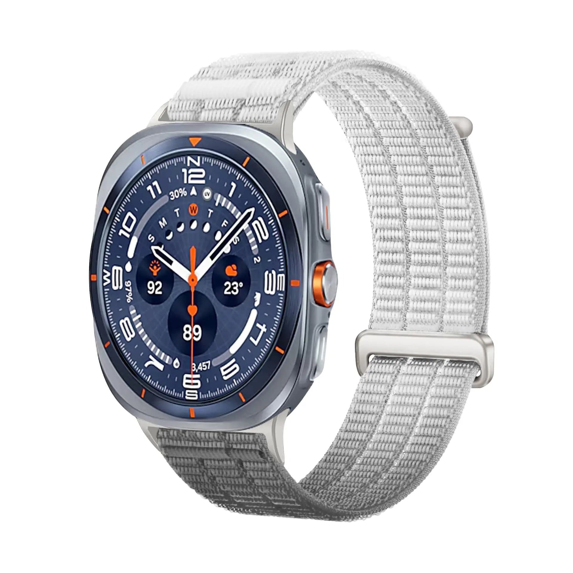 Bracelet nylon air Samsung Galaxy Watch Ultra 2 (gris dégradé )