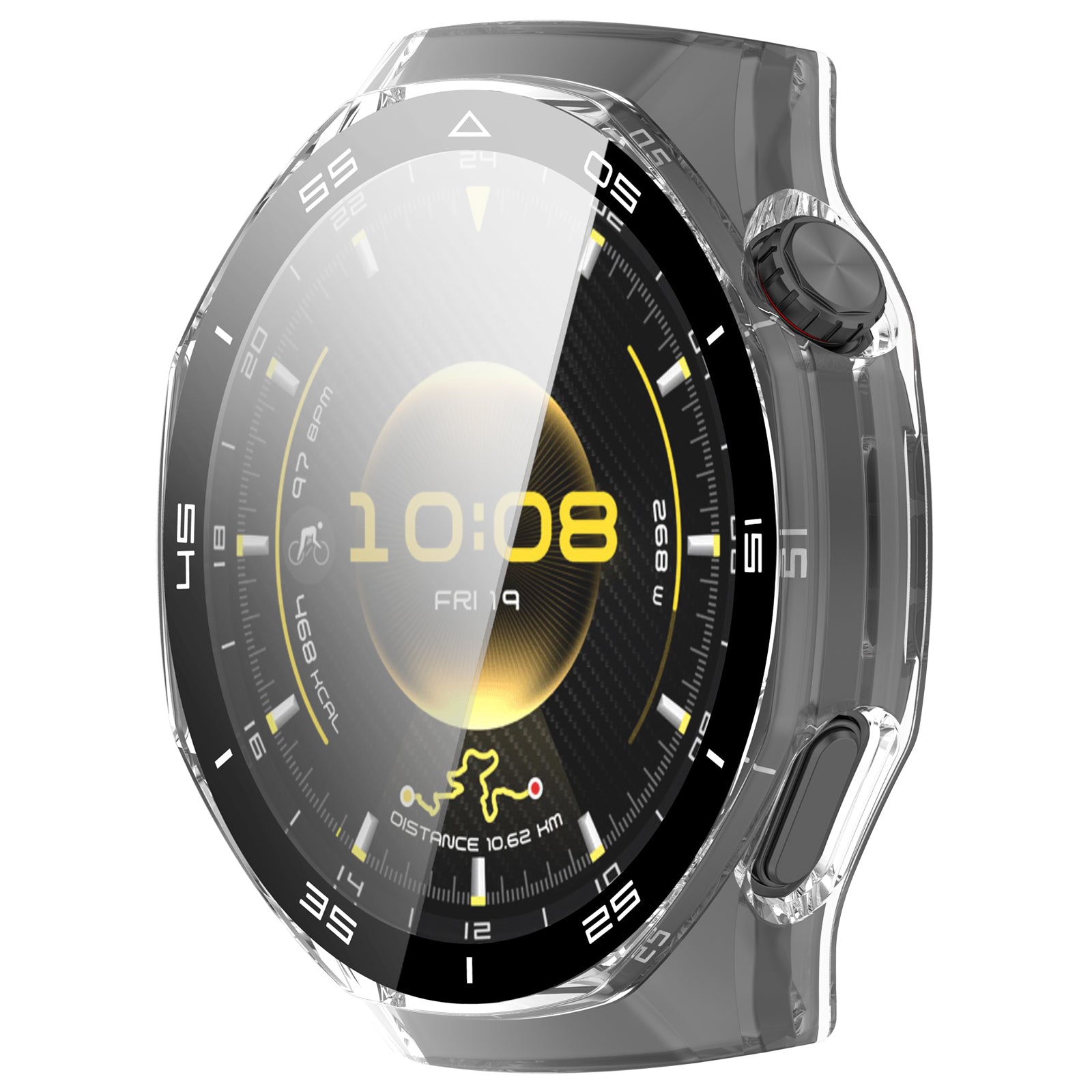 Coque dure avec verre Huawei Watch GT 6 Pro (transparente)