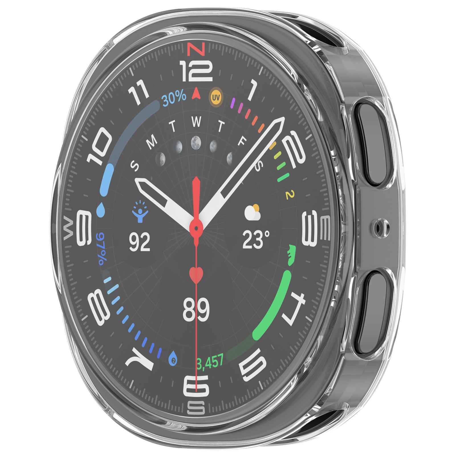 Coque TPU Samsung Galaxy Watch 8 / 9 - 44mm (transparent)