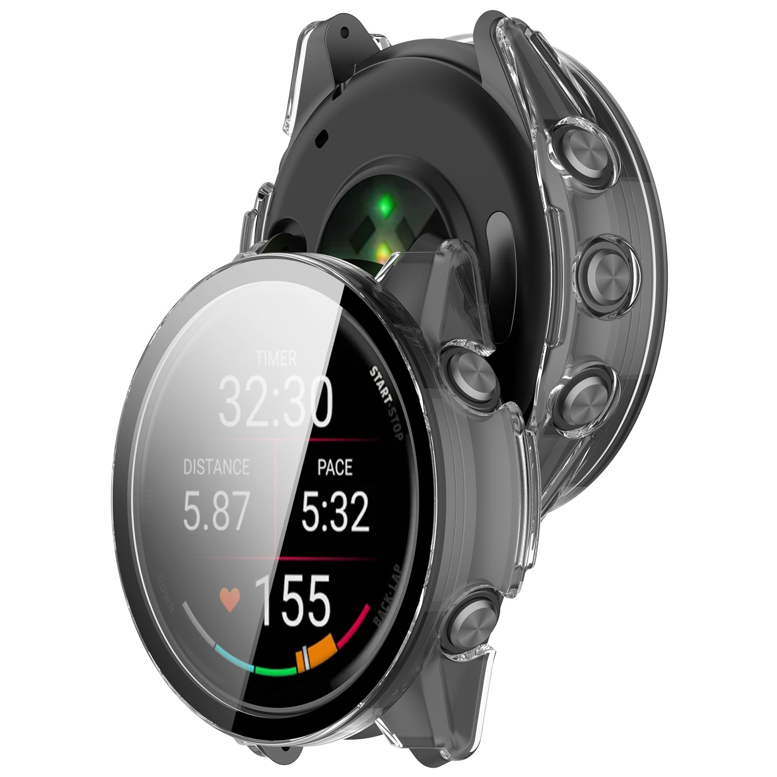 Garmin Forerunner 170 Protection d'écran rigide en verre (Transparent)