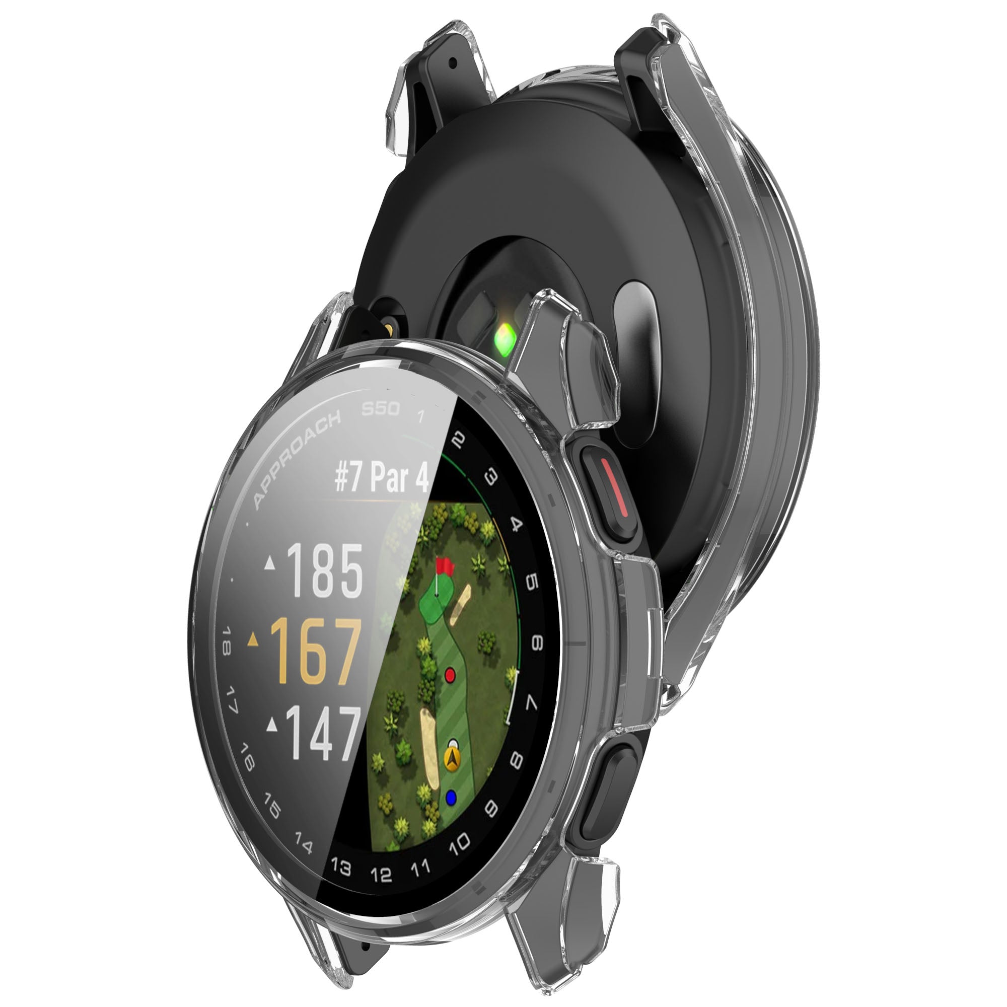 Coque avec verre Garmin Approach S50 (transparent)