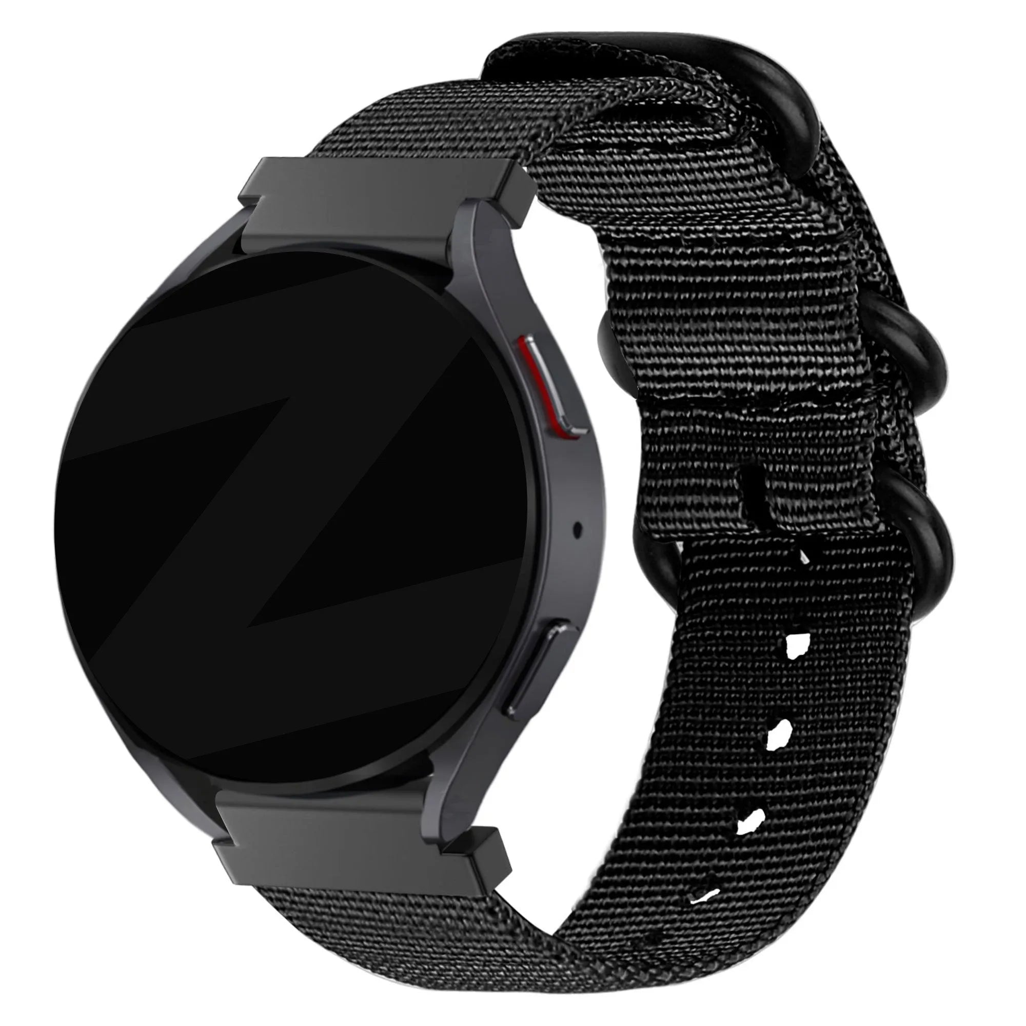 Bandz Bracelet nylon avec boucle Amazfit Cheetah (Pro) (noir)
