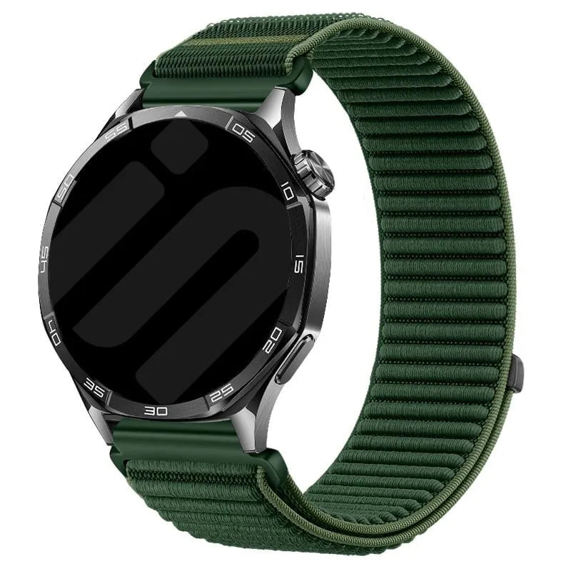 Bracelet nylon ondulé Polar Street X (vert foncé)