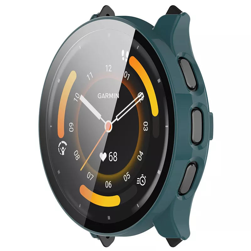 Coque rigide avec verre Garmin Venu 3 (vert)