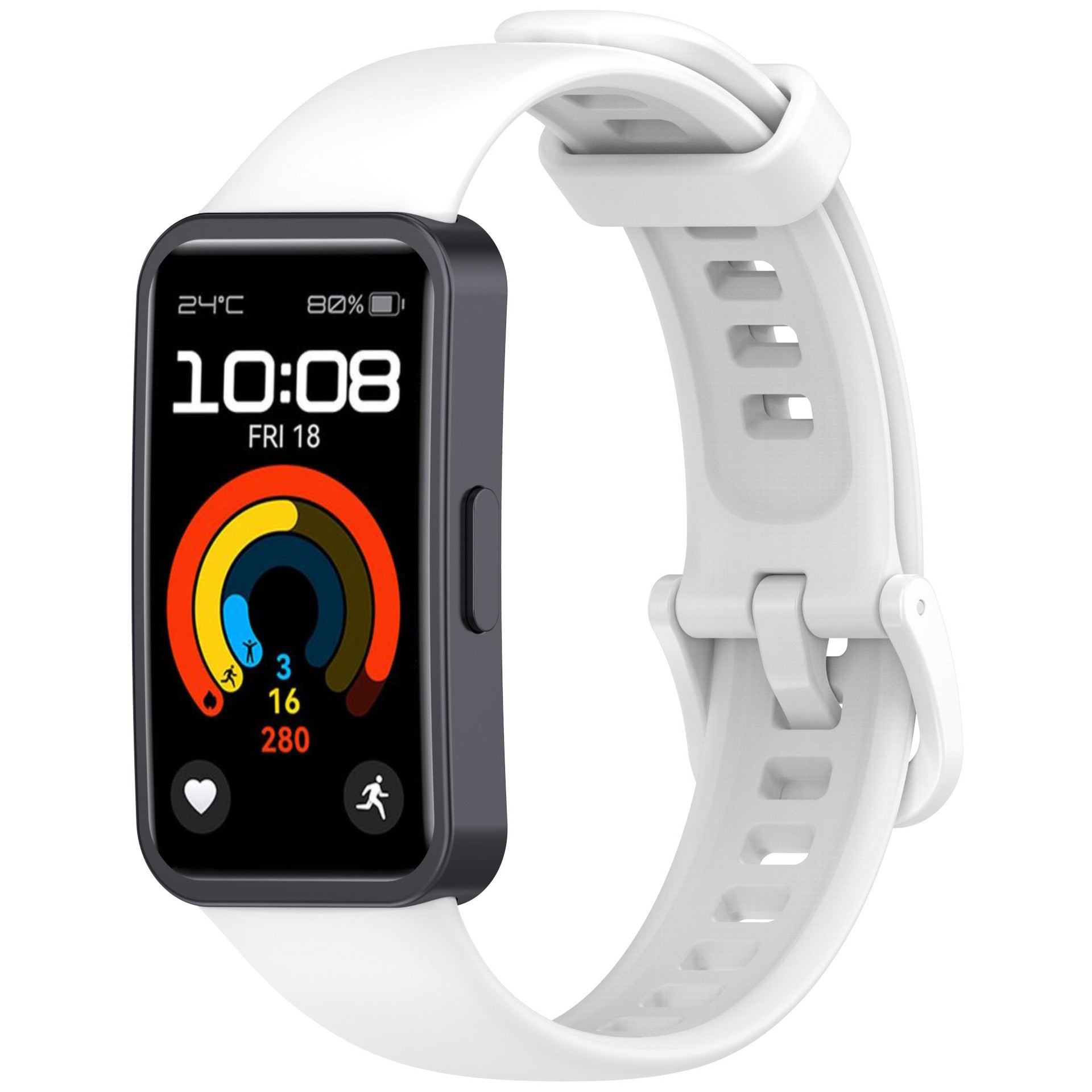 Huawei Band 9 Silicone Classic Strap (White)