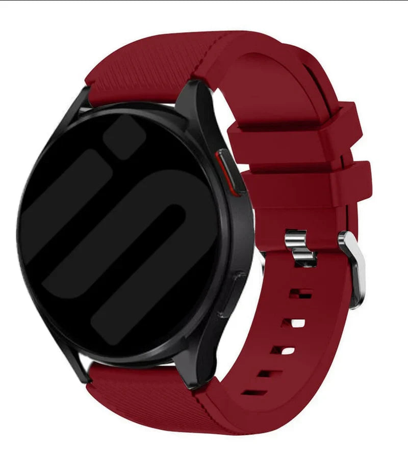 Amazfit GTR Mini Twill Silicone Strap (Wine Red)