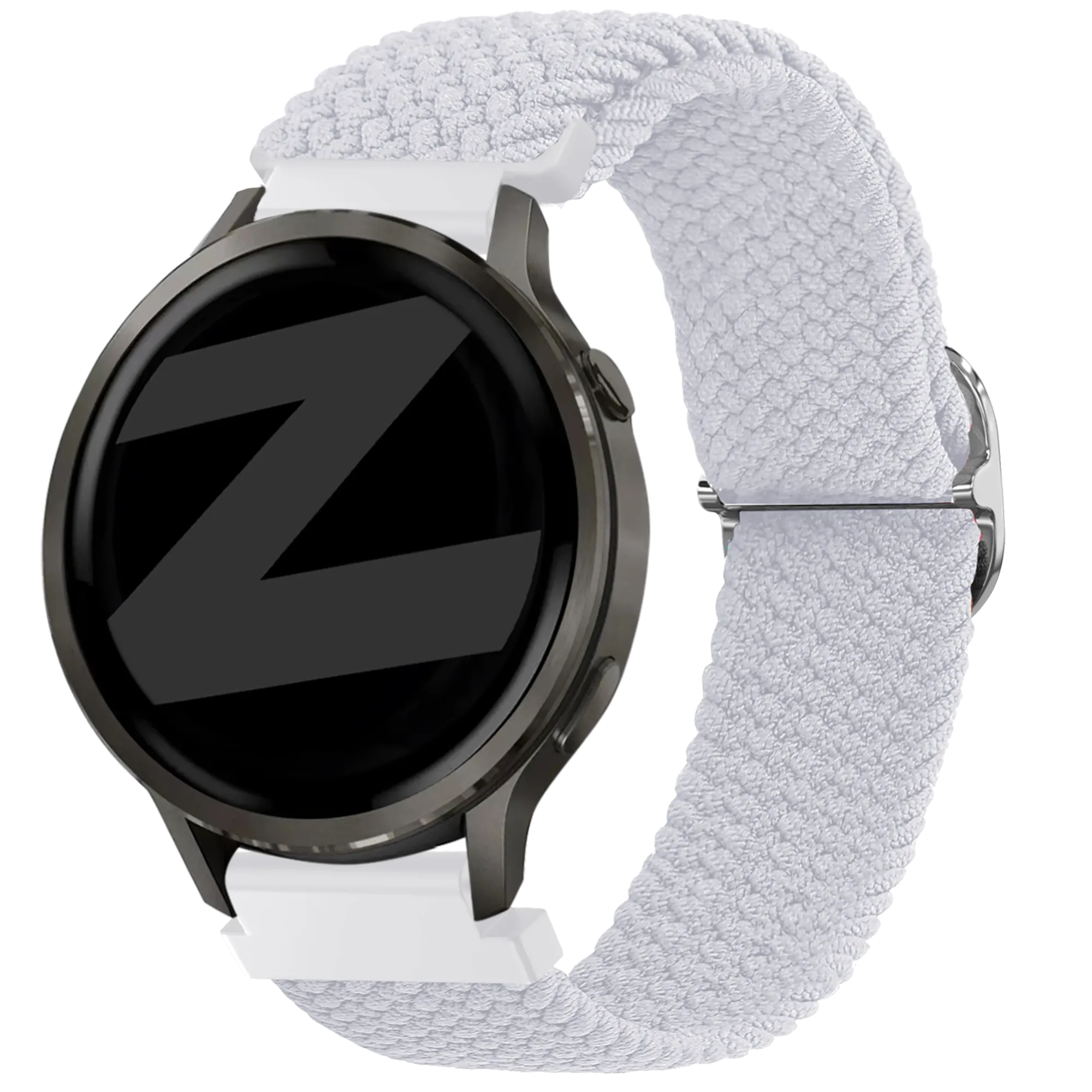Bandz Bracelet tressé réglable Garmin Vivoactive 4s (blanc)