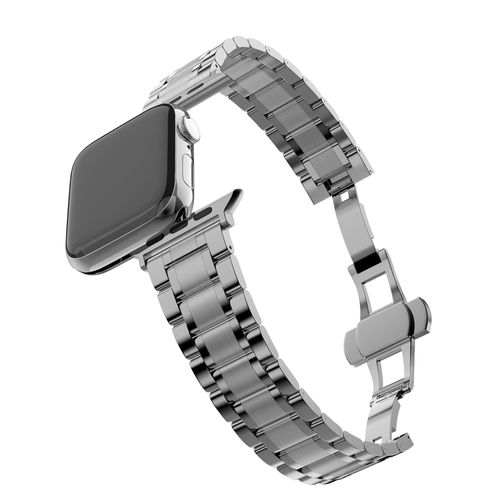 Bandz Bracelet acier 'Deluxe' Apple Watch Ultra (argent)