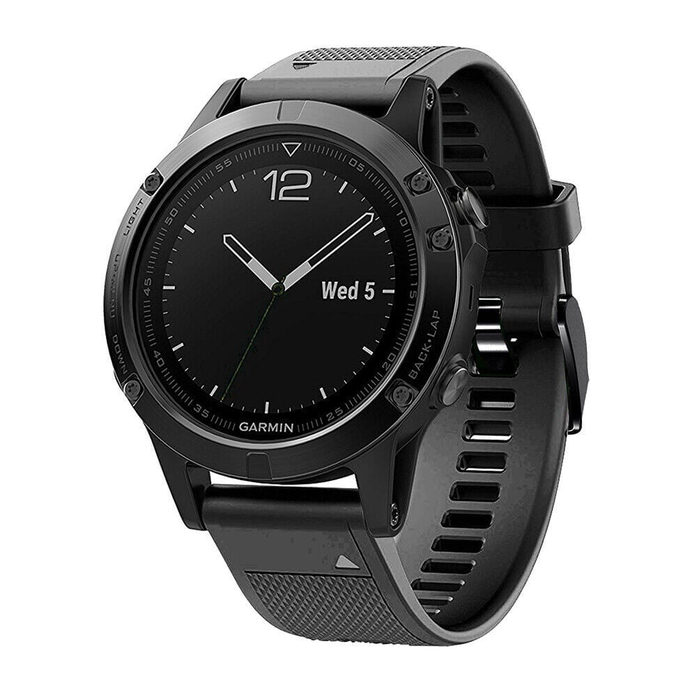 Garmin Quatix 8 - 47mm Silicone Strap (Black)