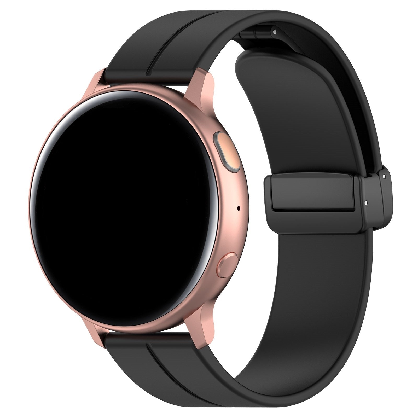 Amazfit Bip 6 D-Buckle Silicone Strap (Black)
