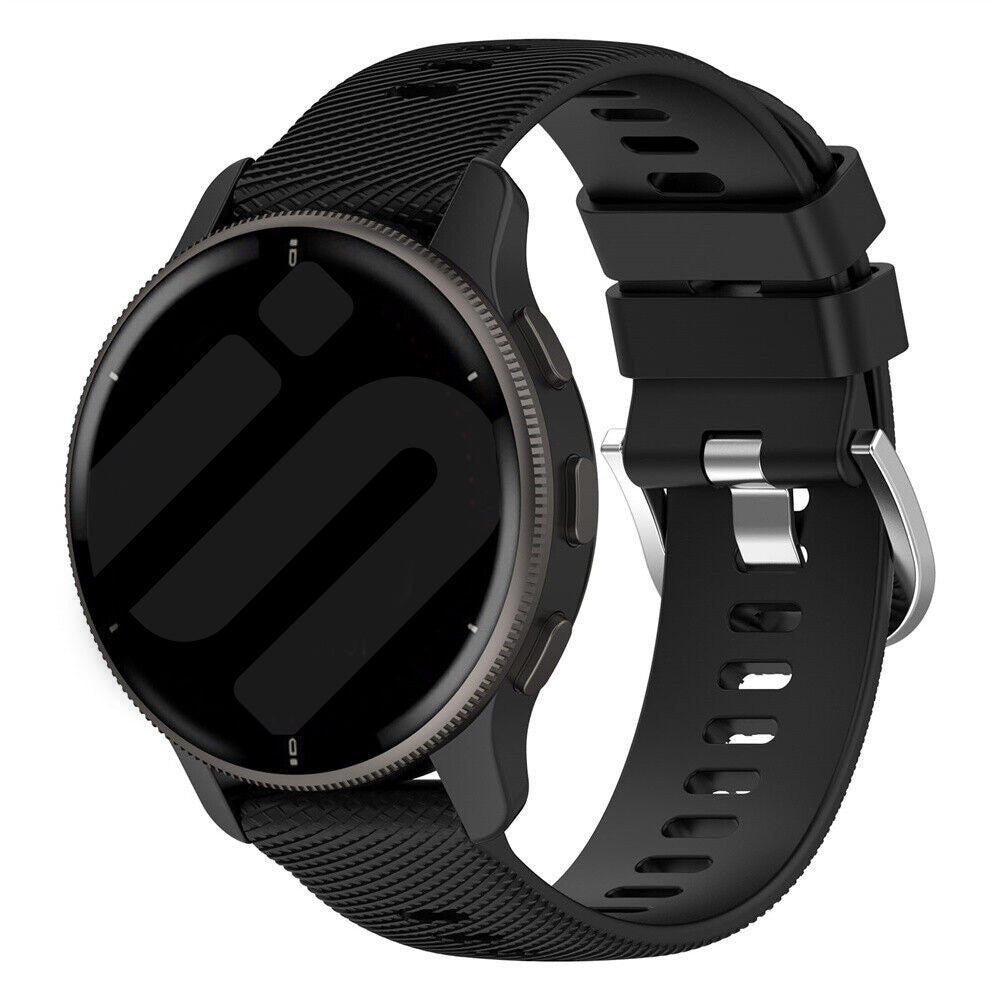 Garmin Forerunner 570 - 42mm Silicone Strap (Black)
